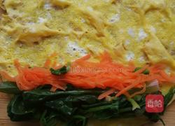 〔正月十五闹元宵〕鸡蛋菠菜卷的做法图解7