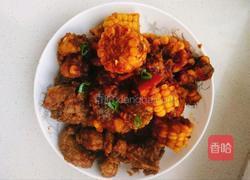 玉米胡萝卜土豆烧排骨的做法图解8