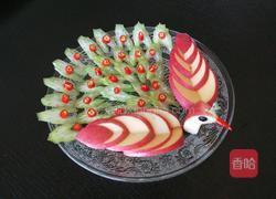 正月十五闹元宵 水果孔雀开屏的做法图解12