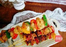 平底锅版彩椒鸡肉串的做法图解10