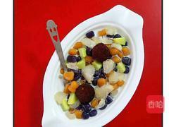 椰汁水果芋圆的做法图解6