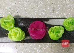 翡翠莲花的做法图解4