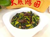 豆豉鲮鱼油麦菜的做法[图]