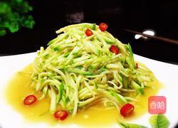 凉拌西葫芦丝的做法图解6