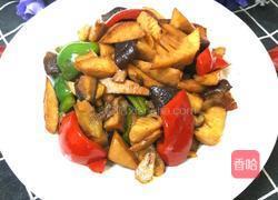 香菇炒冬笋的做法图解10