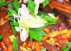 泡菜炒鸭血的做法图解8