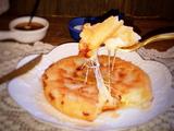 拉丝芝士年糕饼