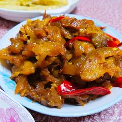 小炒腊肉（腊猪腿肉）的做法[图]
