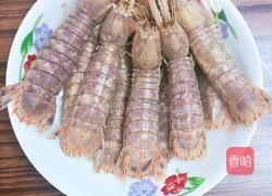 群龙戏珠（清蒸皮皮虾）的做法图解3