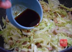 包菜炒肉的做法图解6
