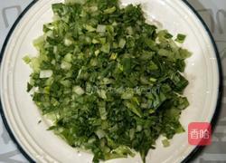 青菜鸡蛋粥的做法图解1
