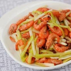 韭黄炒河虾的做法[图]