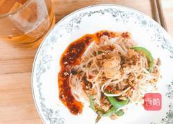 青椒鸡蛋拌面的做法图解7