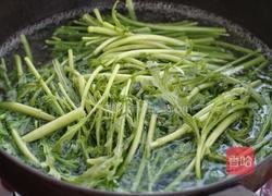 凉拌茼蒿的做法图解3
