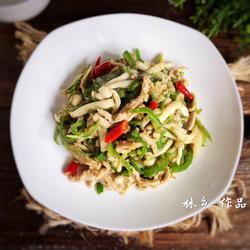 白玉菇辣炒肉丝的做法[图]