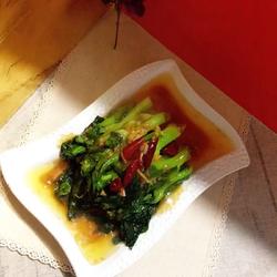 香辣蚝油菜苔的做法[图]