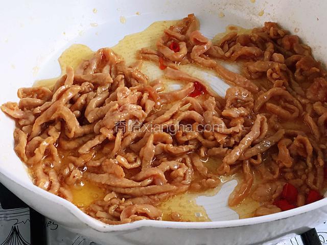 小火滑散肉丝