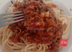 牛肉番茄意大利面的做法图解3