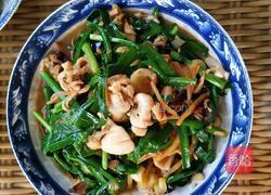 韭菜炒鱿鱼的做法图解14