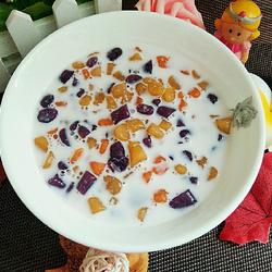 三色芋圆(手工)的做法[图]