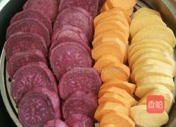 三色芋圆(手工)的做法图解3