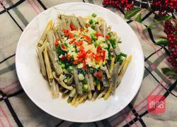 葱油竹蛏的做法图解1