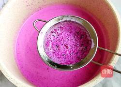 火龙果牛奶小方的做法图解6