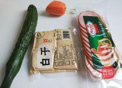 创意北方菜 爆炒五样菜的做法图解1