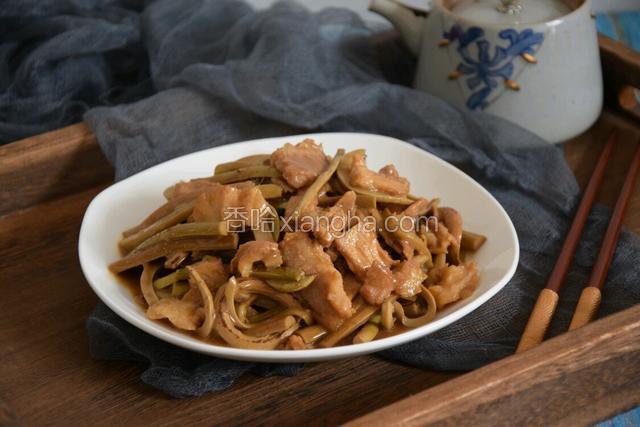 出锅装碟即可