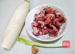 萝卜排骨汤的做法图解1