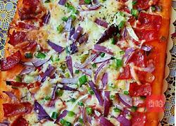 培根披萨的做法图解11