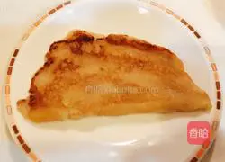 Illustration of how to make banana-flavored pancake 11