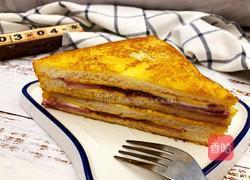 火腿芝士西多士的做法图解12