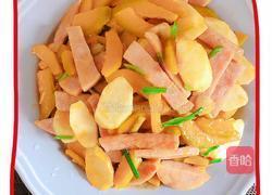 火腿炒山药南瓜的做法图解10