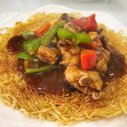 豉汁排骨煎面的做法[图]