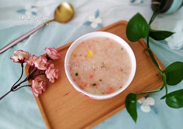 剩饺子馅儿粥（电饭煲版）