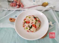 莴笋胡萝卜肉丁炒饭的做法图解15