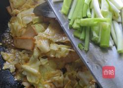 香干炒包菜的做法图解5