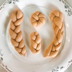 蒸面包（一辫花扣手法）的做法[图]