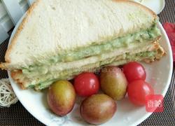 下午茶牛油果三明治的做法图解7