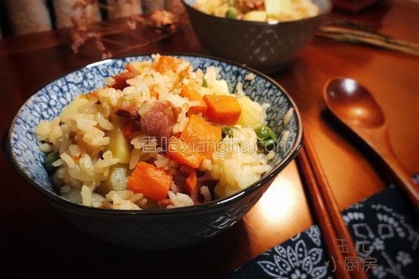 胡萝卜土豆焖饭