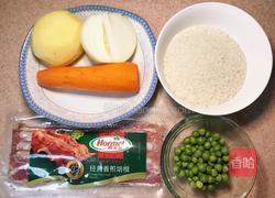 胡萝卜土豆焖饭的做法图解1