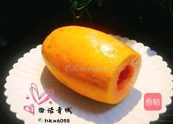 木瓜椰奶冻的做法图解1