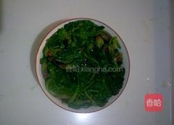 麻辣油拌菠菜的做法图解3