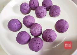 芝士紫薯麻球的做法图解7