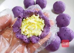 芝士紫薯麻球的做法图解8