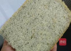 下午茶#8寸芝麻戚风蛋糕的做法图解19