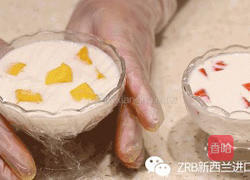 杂果牛奶新西兰花胶冻的做法图解5