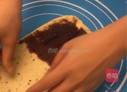 #下午茶#黑芝麻豆沙吐司的做法图解6