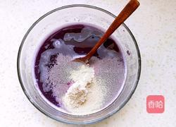 紫薯开花馒头的做法图解4